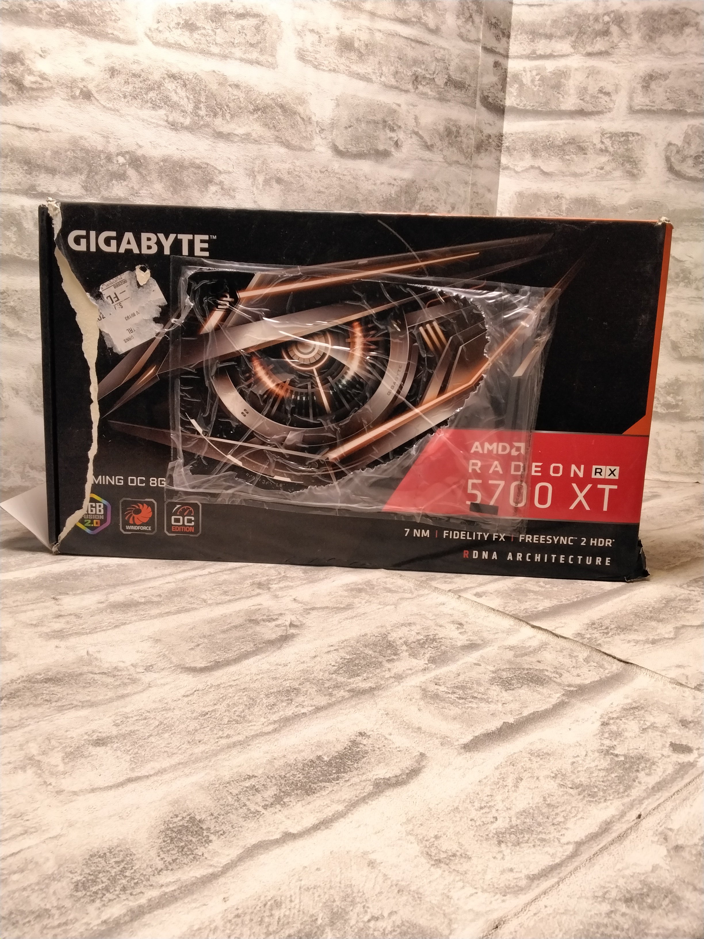 GIGABYTE Radeon RX 5700 XT DirectX 12 GV-R57XTGAMING OC-8GD 8GB 256-Bit (7682459140334)